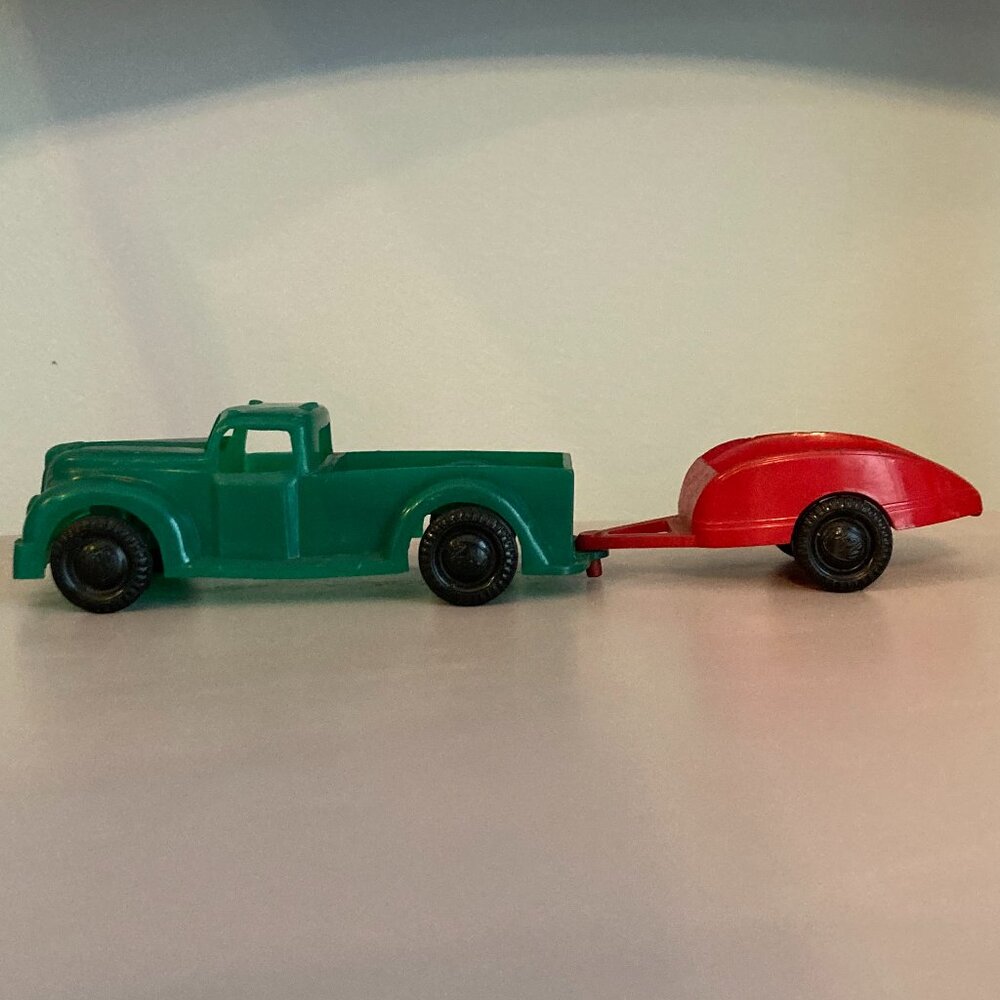 Pickup Truck & Trailer Toy Vintage 1950s Collectibles by Ideal